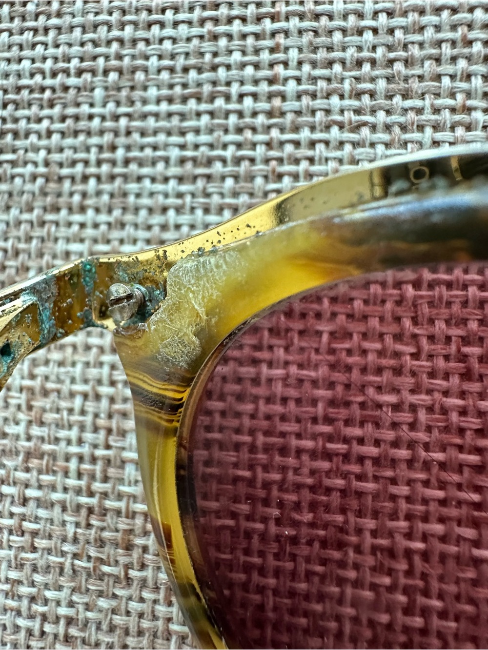 PERSOL IVY Round Sunglasses Italian Handmade Olive Tortoise MADE IN ITALY - Picture 15 of 17